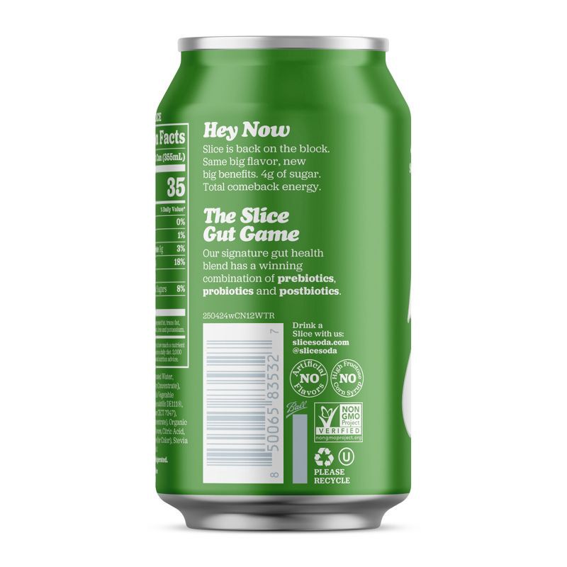 slide 8 of 9, Slice Watermelon Healthy Soda - 12 fl oz Can, 12 fl oz