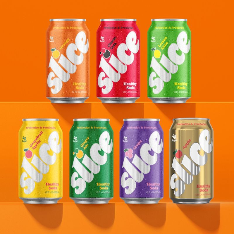 slide 5 of 6, Slice Apple Healthy Soda - 12 fl oz Can, 12 fl oz