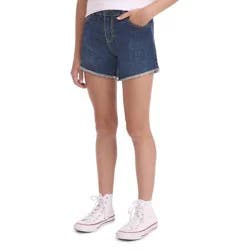 Levi's® Girls' Stretch Jean Shorts - Dark Wash 10