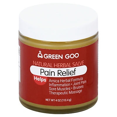 slide 1 of 2, Green Goo Pain Relief Salve, 4 oz