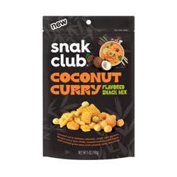 Snak Club Coconut Curry Snack Mix - 5oz