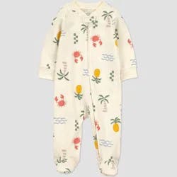 Carter's Just One You® Baby Boys' Tropical Graphic Sleep N' Play - Cream 3M