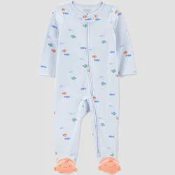 Carter's Just One You® Baby Boys' Goldfish Graphic Sleep N' Play - Blue/Orange 3M