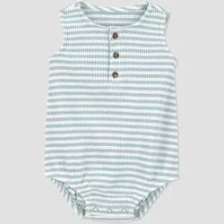 Carter's Just One You® Baby Boys' Striped Bubble Romper - Blue 3M