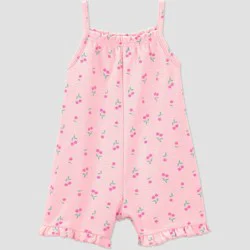 Carter's Just One You® Baby Girls' Cherry Graphic Romper - Pink 12M