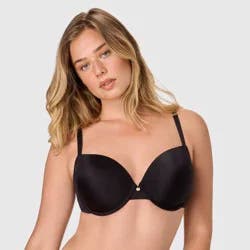 Maidenform Women's Underwire Push-Up Bra MBT925 - Black 38D