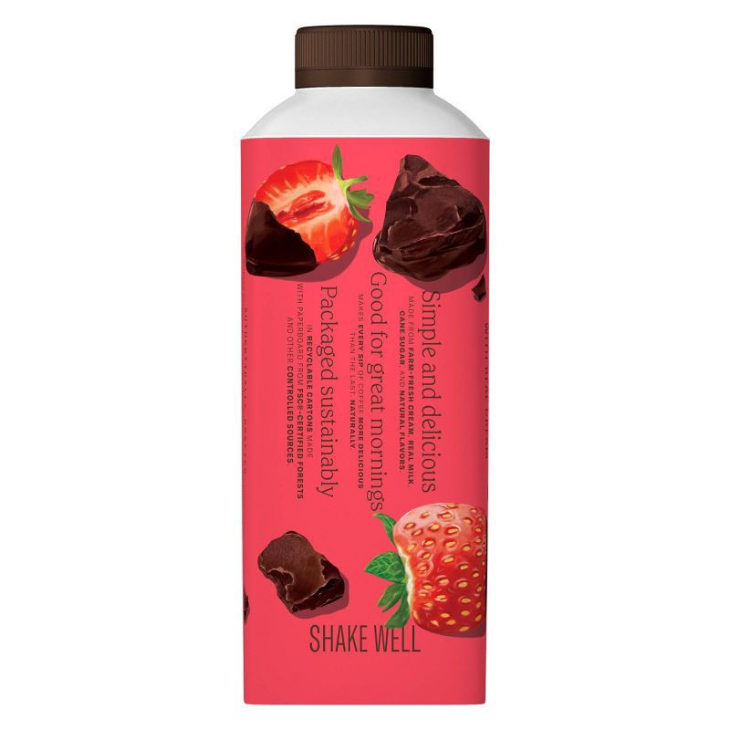 slide 5 of 9, Chobani Chocolate Covered Strawberry Coffee Creamer - 24 fl oz, 24 fl oz