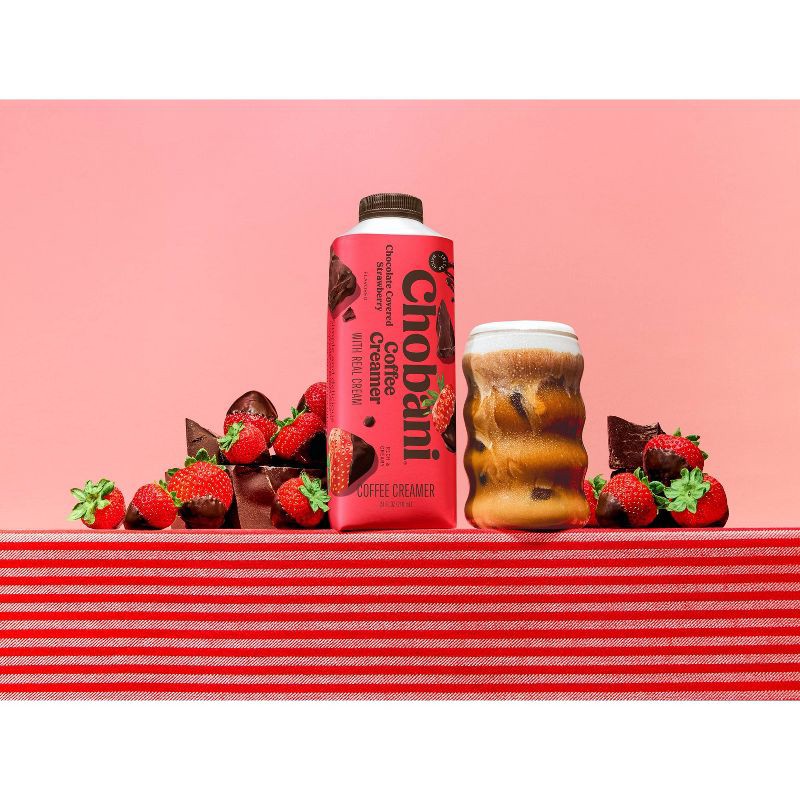 slide 9 of 9, Chobani Chocolate Covered Strawberry Coffee Creamer - 24 fl oz, 24 fl oz