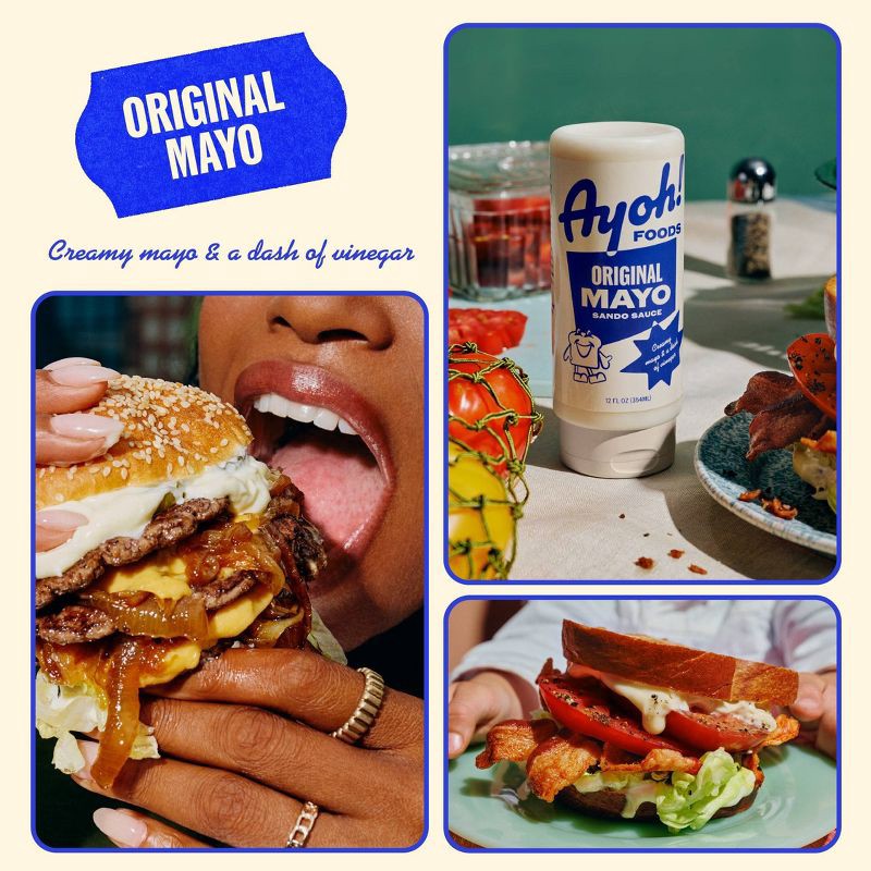 slide 4 of 4, Ayoh! Original Mayo Sando Sauce - 12 fl oz, 12 fl oz
