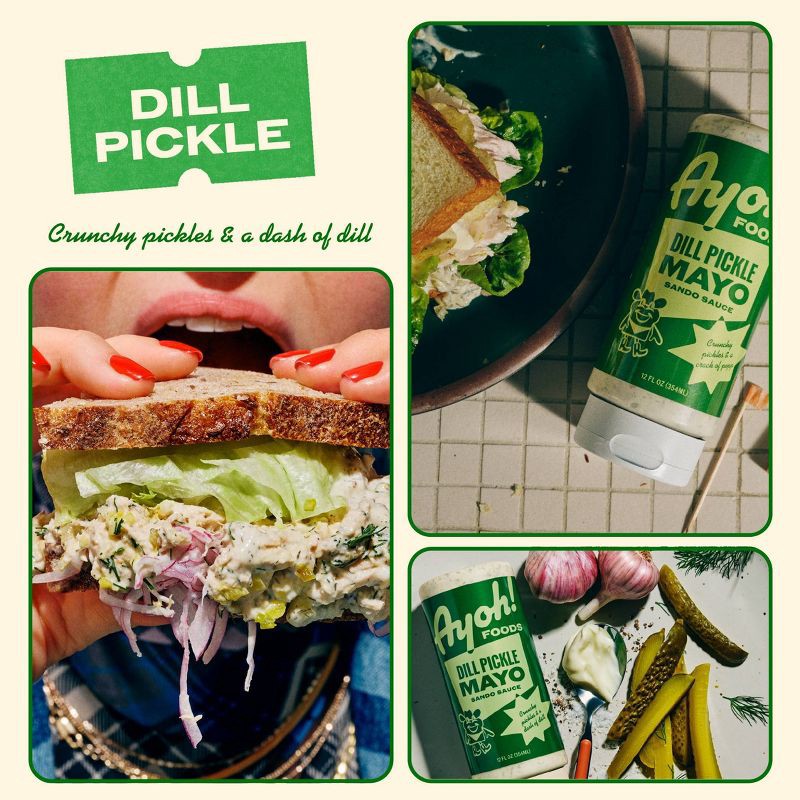 slide 5 of 5, Ayoh! Dill Pickle Mayo Sando Sauce - 12 fl oz, 12 fl oz