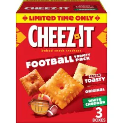Cheez-It Gameday Variety Baked Snack Crackers - 21oz/3ct