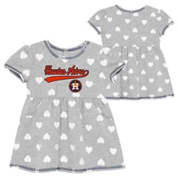 MLB Houston Astros Infant Girls Gray Dress - 18M
