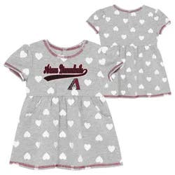 MLB Arizona Diamondbacks Toddler Girls Gray Dress - 4T