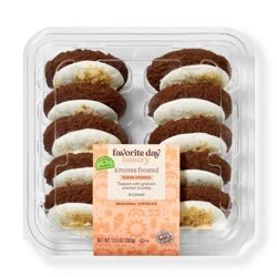 S'mores Frosted Sugar Cookies - 13.5oz/10ct - Favorite Day™