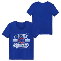 MLB Chicago Cubs Youth Girls' Core T-Shirt - M