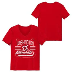 MLB Washington Nationals Youth Girls' Core T-Shirt - XL