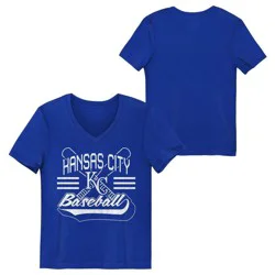 MLB Kansas City Royals Youth Girls' Core T-Shirt - L