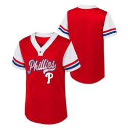 MLB Philadelphia Phillies Youth Girls' Jersey - XS