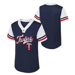MLB Minnesota Twins Youth Girls' Jersey - XS