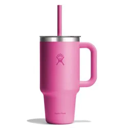 Hydro Flask 32fl oz Travel Tumbler Clear Lid - Passion Pink