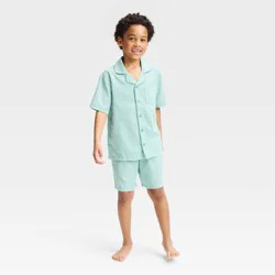 Kids' 2pc Mommy & Me Pajama Set - Cat & Jack™ Green M