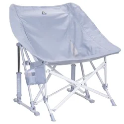 GCI Outdoor Pod Rocker Portable Rocking Camping Chair - Heathered Light Blue