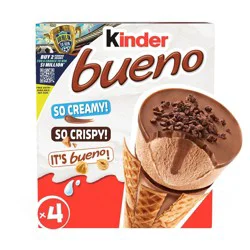 Kinder Bueno Hazelnut Frozen Dairy Dessert - 12.2 fl oz/4ct