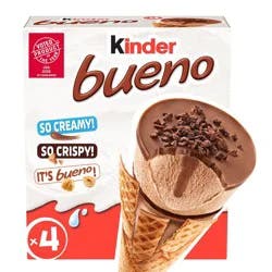 Kinder Bueno Hazelnut Dairy Dessert - 12.2 fl oz/4ct