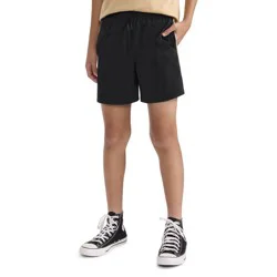 Converse® Boys' 'Above the Knee' Nylon Shorts - Black L