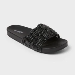 Women's Harlow Slide Sandals - Universal Thread™ Black 6