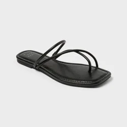 Women's Ainsley Slide Sandals - A New Day™ Black 8