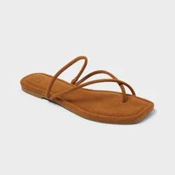 Women's Ainsley Slide Sandals - A New Day™ Brown 9