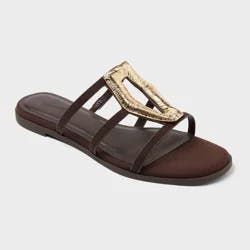 Women's Willow Heels with Memory Foam Insole - Universal Thread™ Chocolate 10