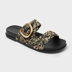 Women's Stasie Sandals with Memory Foam Insole - Universal Thread™ Onyx 7.5