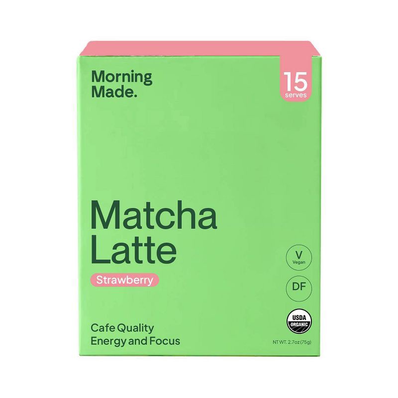 slide 1 of 7, Morning Made Strawberry Matcha Mix - 2.7oz, 2.7 oz