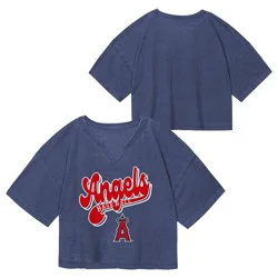MLB Los Angeles Angels Youth Girls' Fashion T-Shirt - M