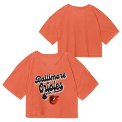 MLB Baltimore Orioles Youth Girls' Fashion T-Shirt - L