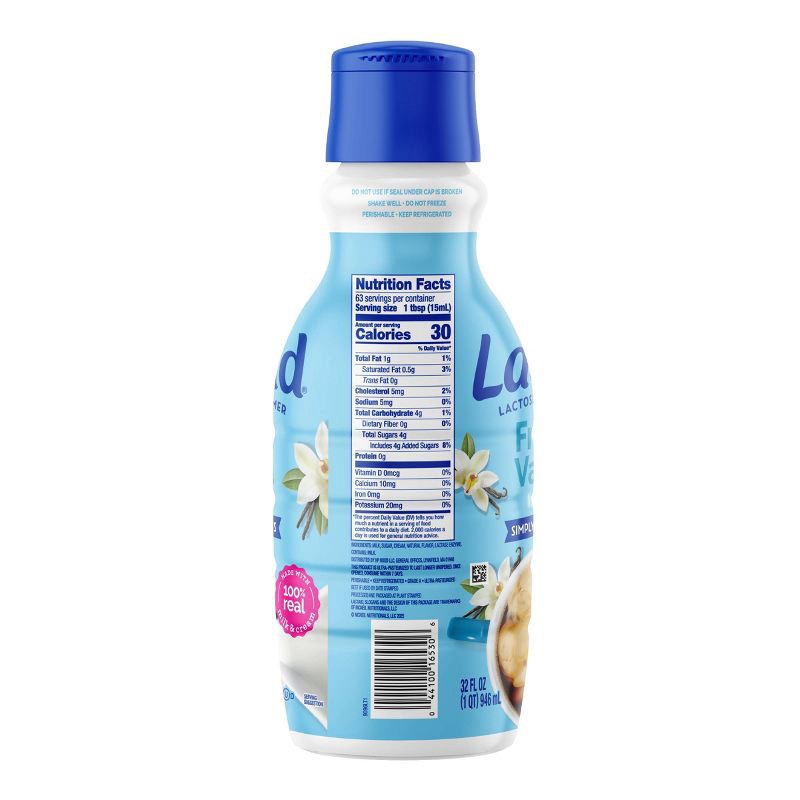 slide 2 of 2, Lactaid French Vanilla Coffee Creamer - 32 fl oz, 32 fl oz