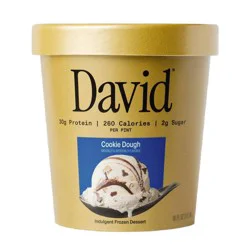 David Protein Cookie Dough Frozen Dessert - 16 fl oz
