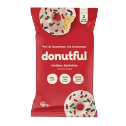 DONUTFUL Holiday Sprinkled Mini Donuts - 1.41oz