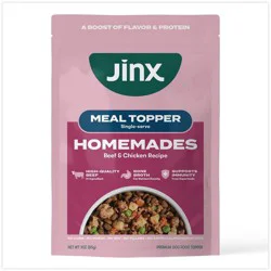 Jinx Chicken and Beef Flavor Meal Topper Wet Dog Food - 3oz
