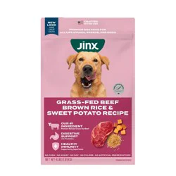 Jinx Beef Flavor Dry Dog Food - 4lbs