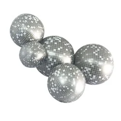 MINNIDIP Balloon Garland 5-cluster in Disco Silver