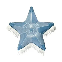 MINNIDIP Balloon Garland Accent Fringe Denim Star