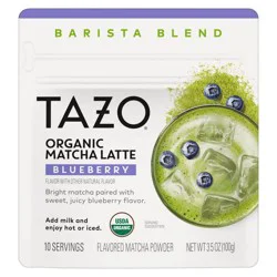 Tazo Blueberry Matcha Latte Powder - 3.5oz