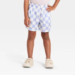 Grayson Mini Toddler Boys' Mesh Checkered Shorts - White 5T