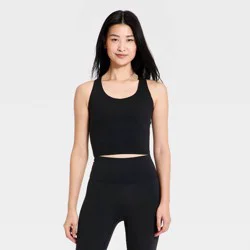 Women's Everyday Soft Racerback Tank Top - All In Motion™ Black XS