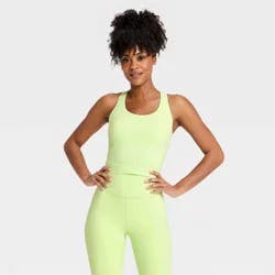 Women's Everyday Soft Racerback Tank Top - All In Motion™ Light Green M
