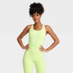 Women's Everyday Soft Racerback Tank Top - All In Motion™ Light Green XL