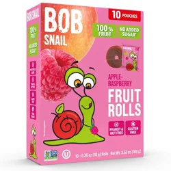 Bob Snail Apple Raspberry Fruit Rolls - 3.53oz/10ct